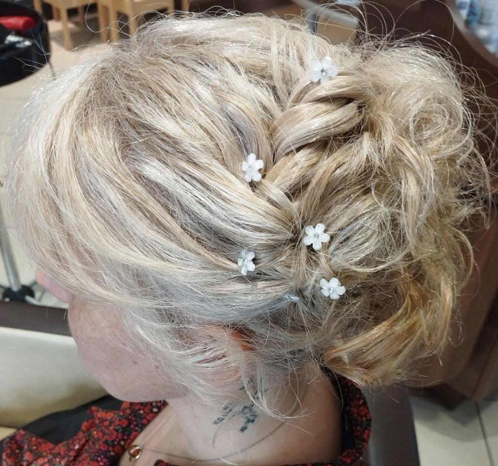 cliente coiffée mariage